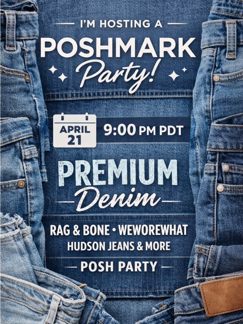 Im Hosting a Poshmark Party! April 21, 2026 at 9:00 PDT